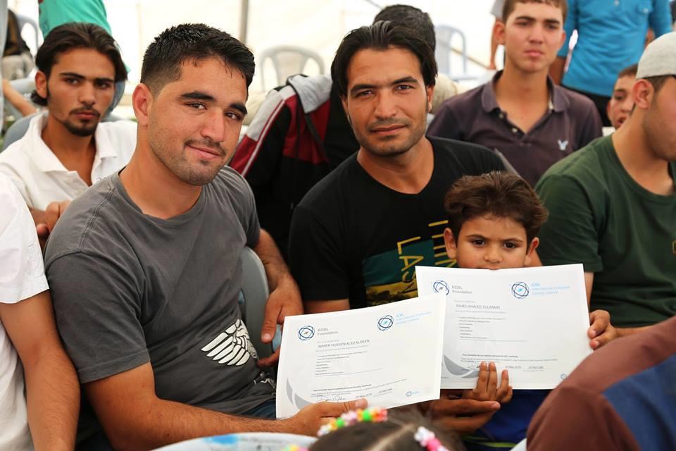 Specto and Norwegian Refugee Council grant ICDL certificates to 2,000 Syrian refugees in camps